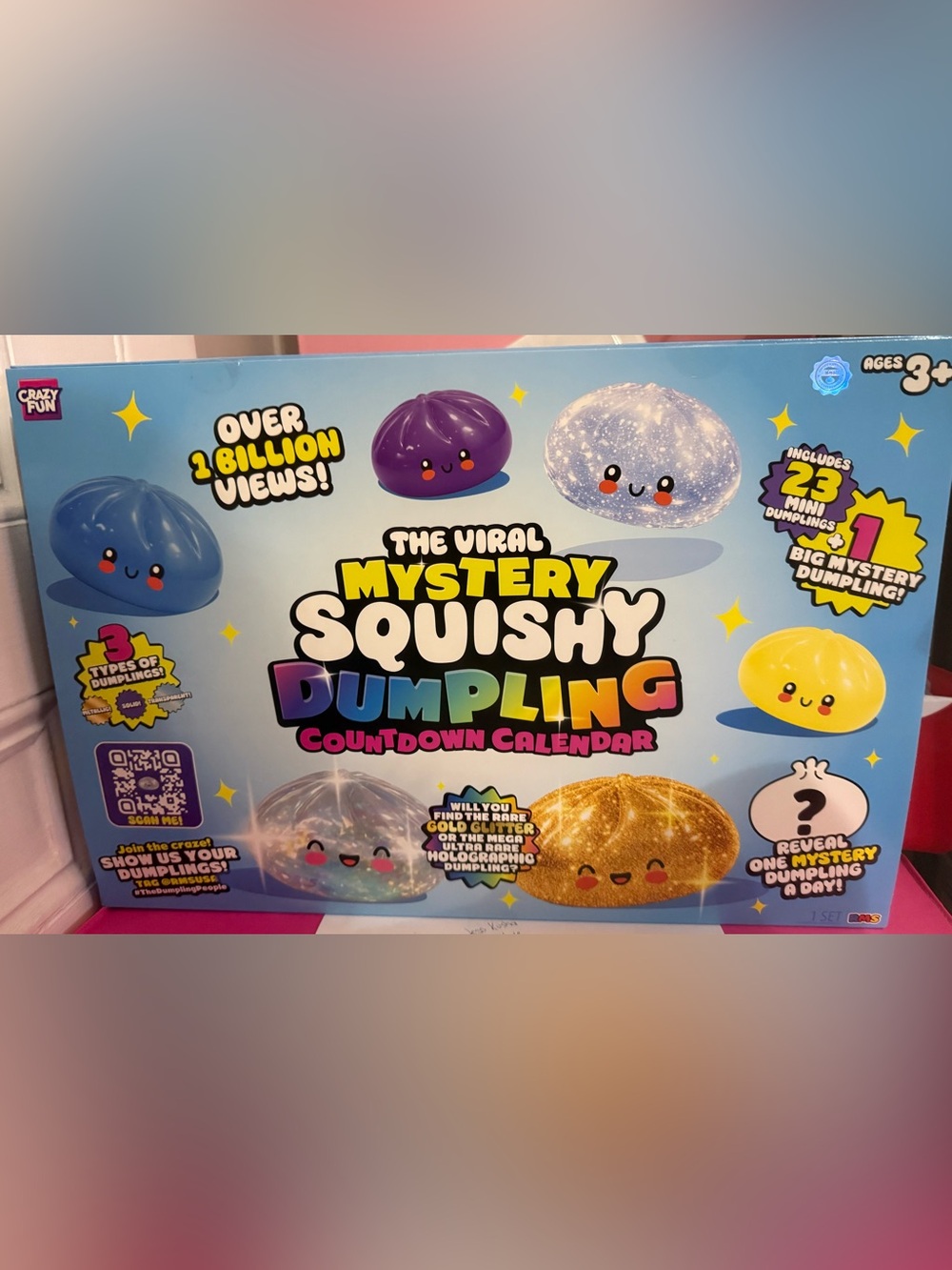 The Viral Mystery Squishy Dumpling Countdown Calendar - Multicolor